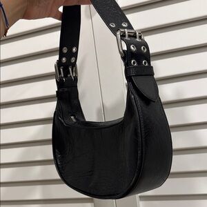 BY FAR SoHo Leather Shoulder Bag